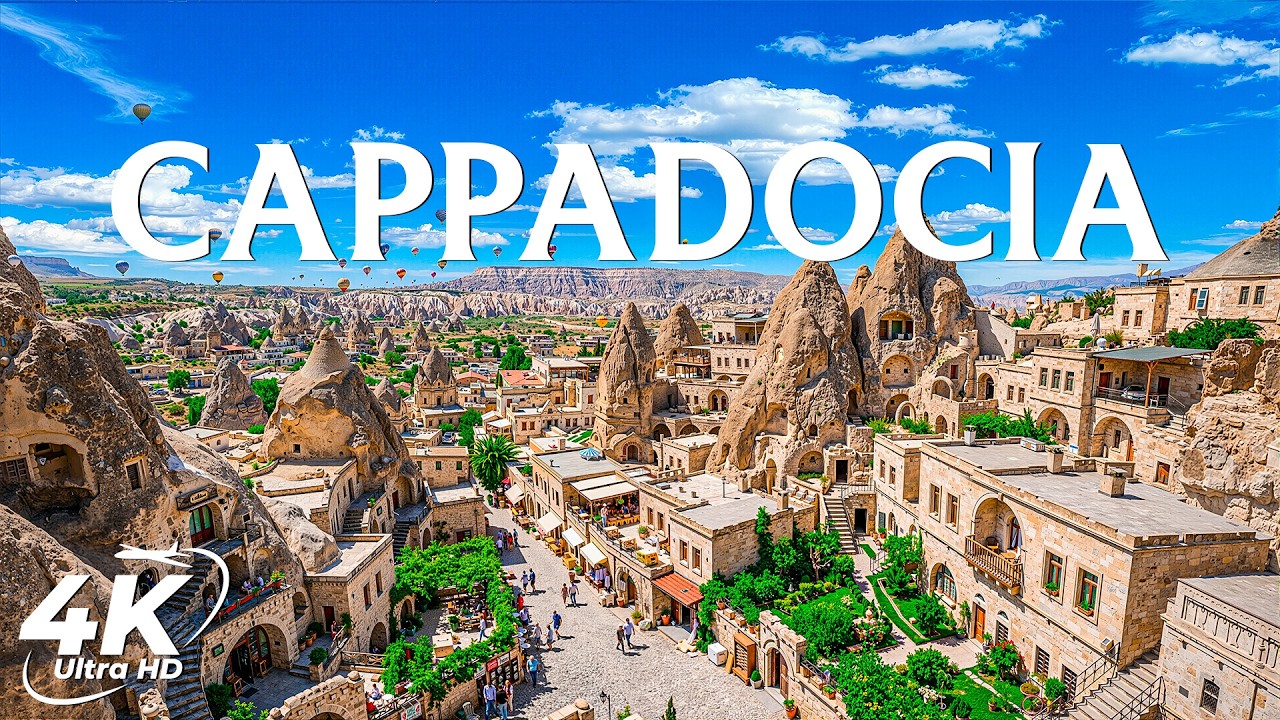Cappadocia Turkey 4K 🇹🇷 | Sunrise Balloons & Fairy Chimney Valleys