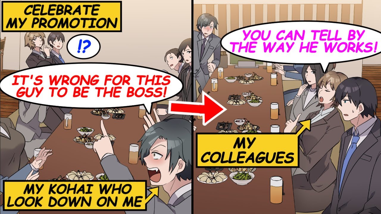 My kohai keeps looking down on me saying I'm not fit for sales.But he saw how I do sales[Manga Dub]