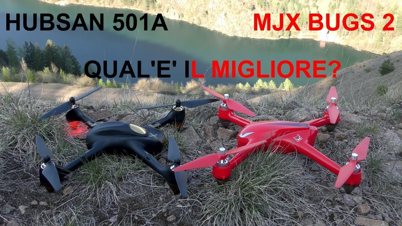 LA SFIDA  HUBSAN H501A VS BUGS2!! QUALE E' IL MIGLIORE?????