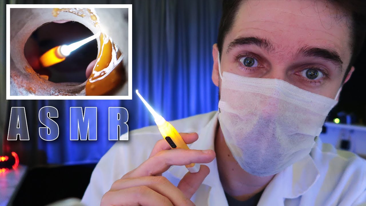 ASMR CÂMERA dentro da sua ORELHA fazendo LIMPEZA DE OUVIDO