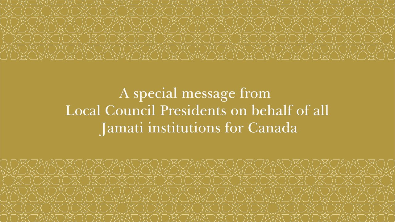 Imamat Day Message on behalf of the Jamati Leadership