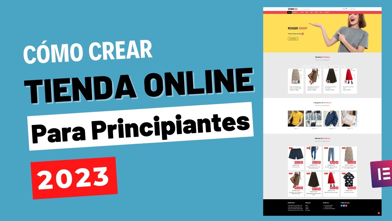 Cómo Crear Una TIENDA ONLINE en Wordpress Desde Cero 2023