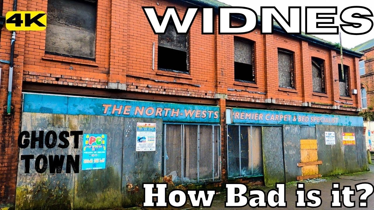 WIDNES - How Bad is it? Ghost Town  ENGLAND Cheshire UNITED KINDOM UK