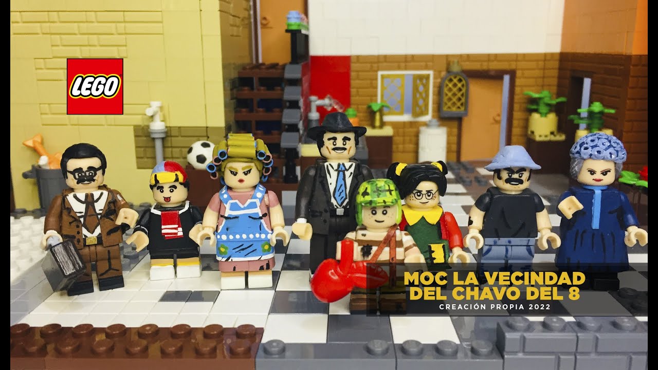 Recreamos la escena de la vecindad del chavo con LEGO - MOCS BRICKS NARR