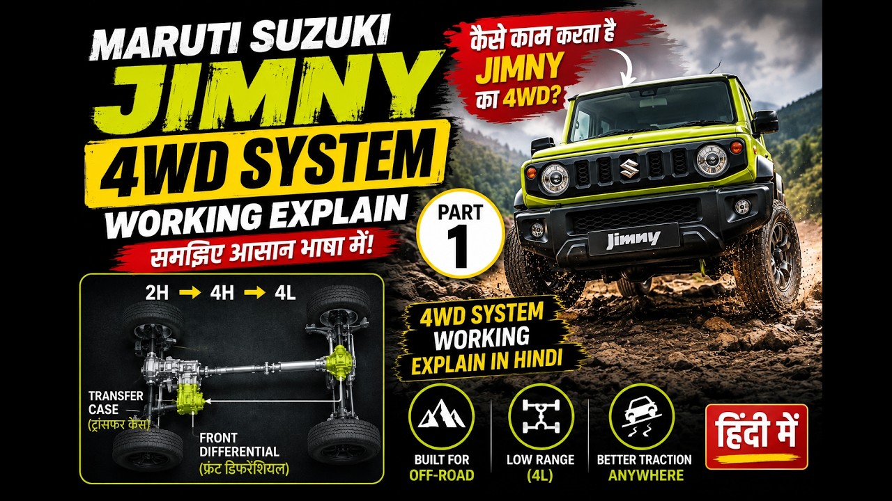 4WD System working Explain In Hindi Part1