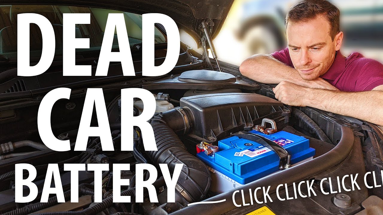 Dead car battery! How to check & replace a flat starter battery (the dreaded click-click-click)