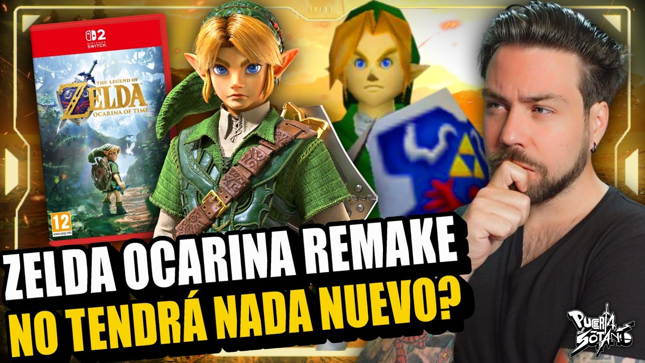 🔥Zelda Ocarina of Time Remake NO TENDR&Aacute; NADA NUEVO!? 10 CAMBIOS que tendr&aacute; EL REMAKE de OCARINA!