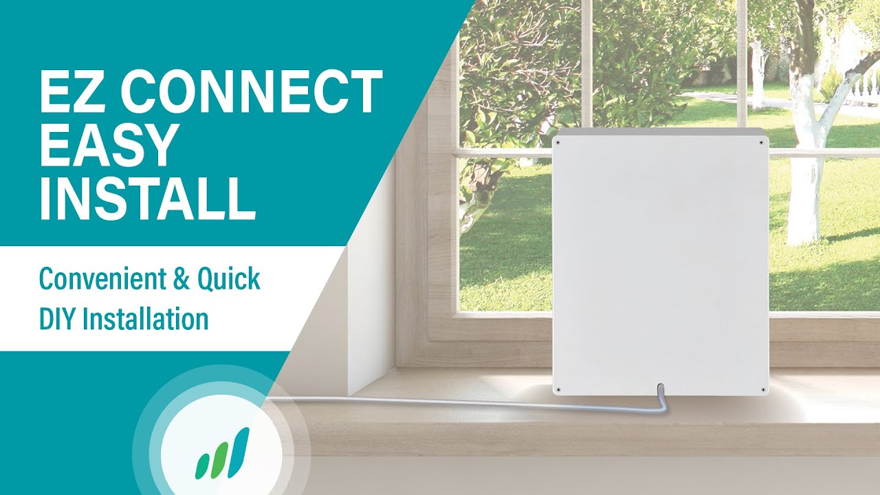 EZ Connect Easy-Install Cell Phone Signal Booster for Home & Office