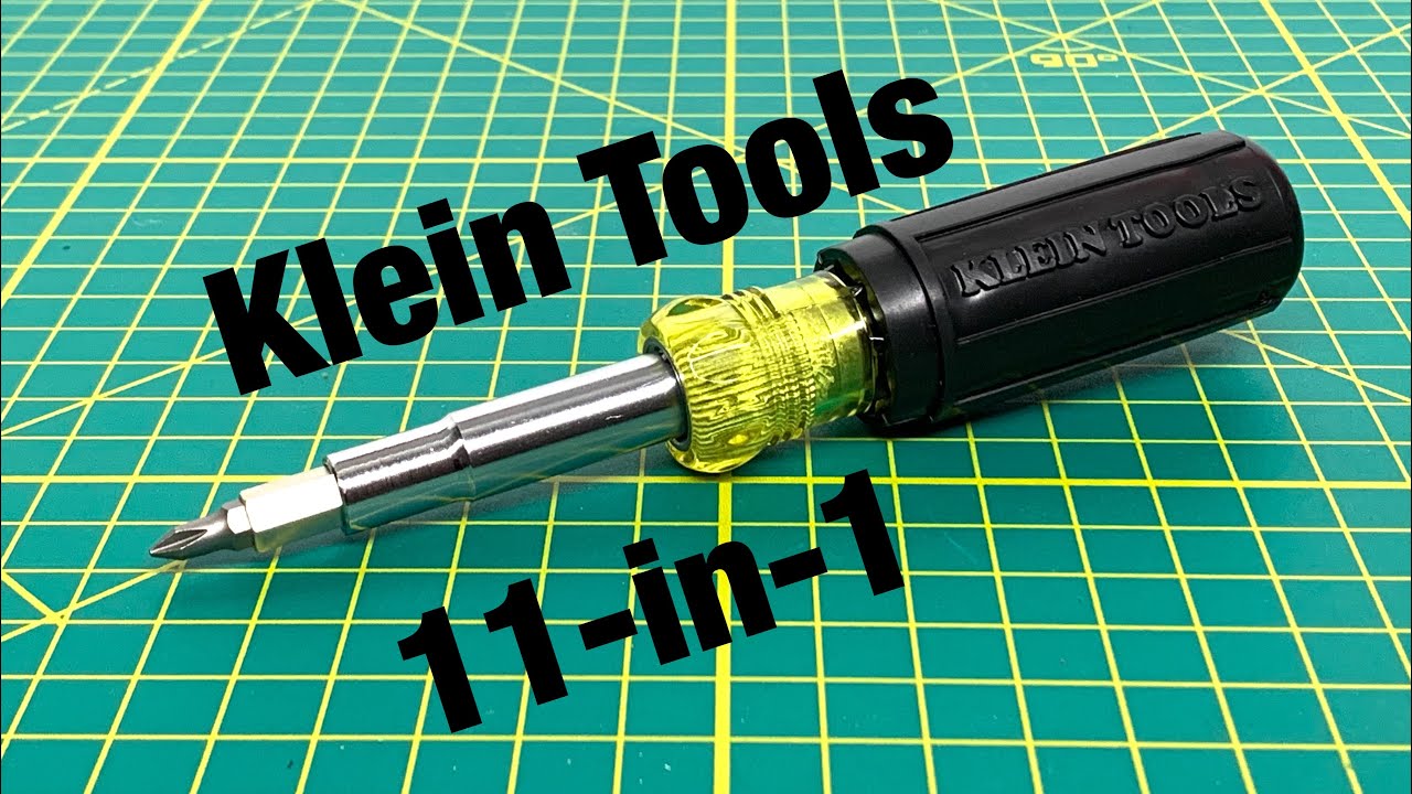 Klein Tools 32527 11 in 1 Multi-Bit Screwdriver and Nut Driver