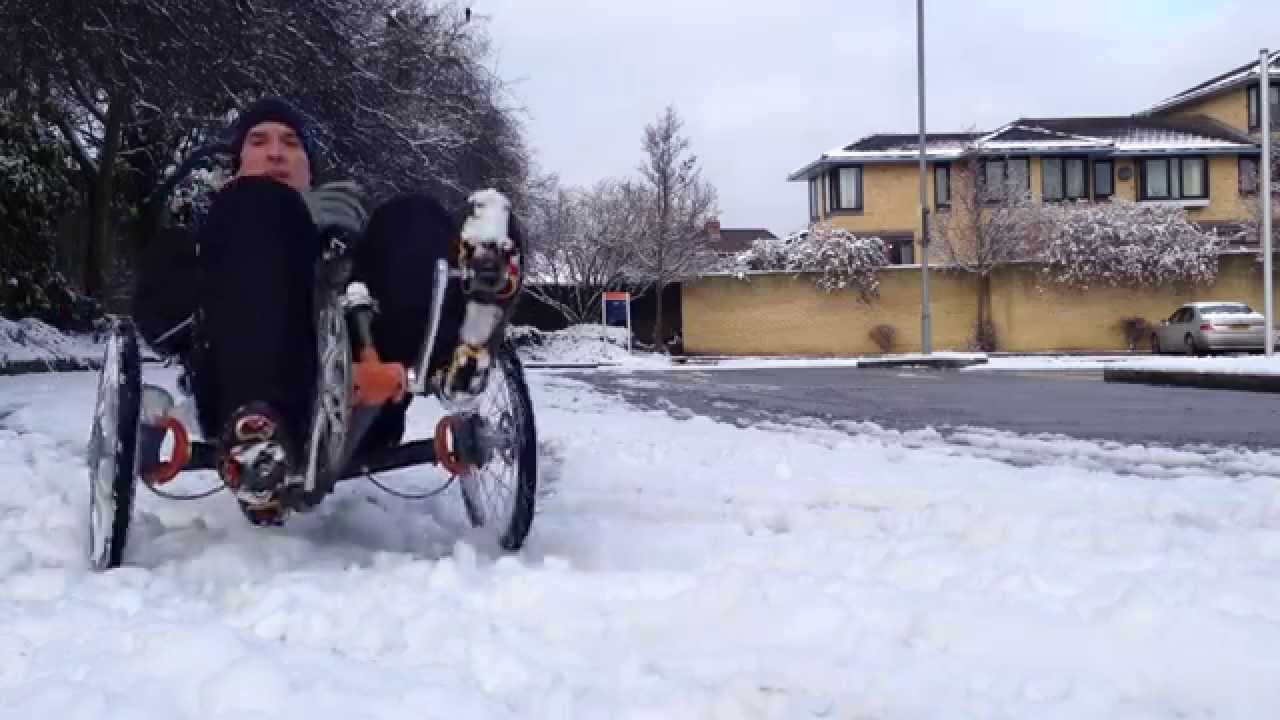 Windcheetah extreme cornering fun in the snow