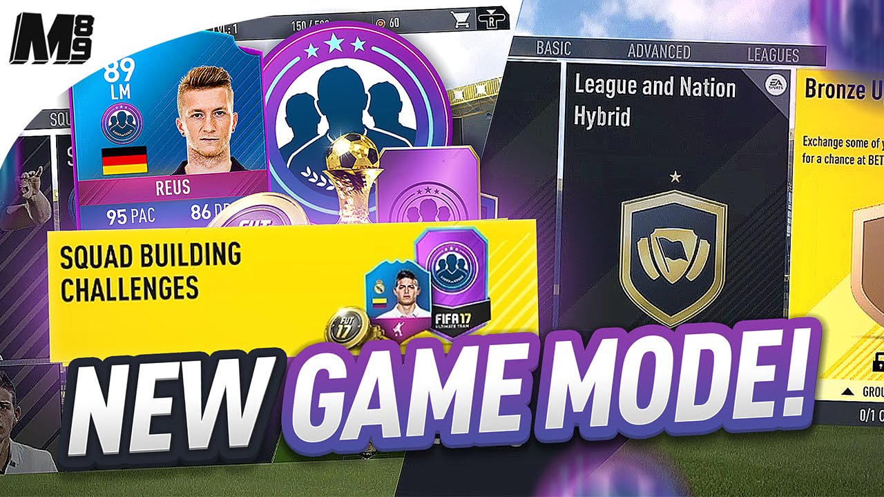 FIFA 17 SQUAD BUILDING CHALLENGES! NEW FIFA 17 GAME MODE!! FIFA 17 ULTIMATE TEAM