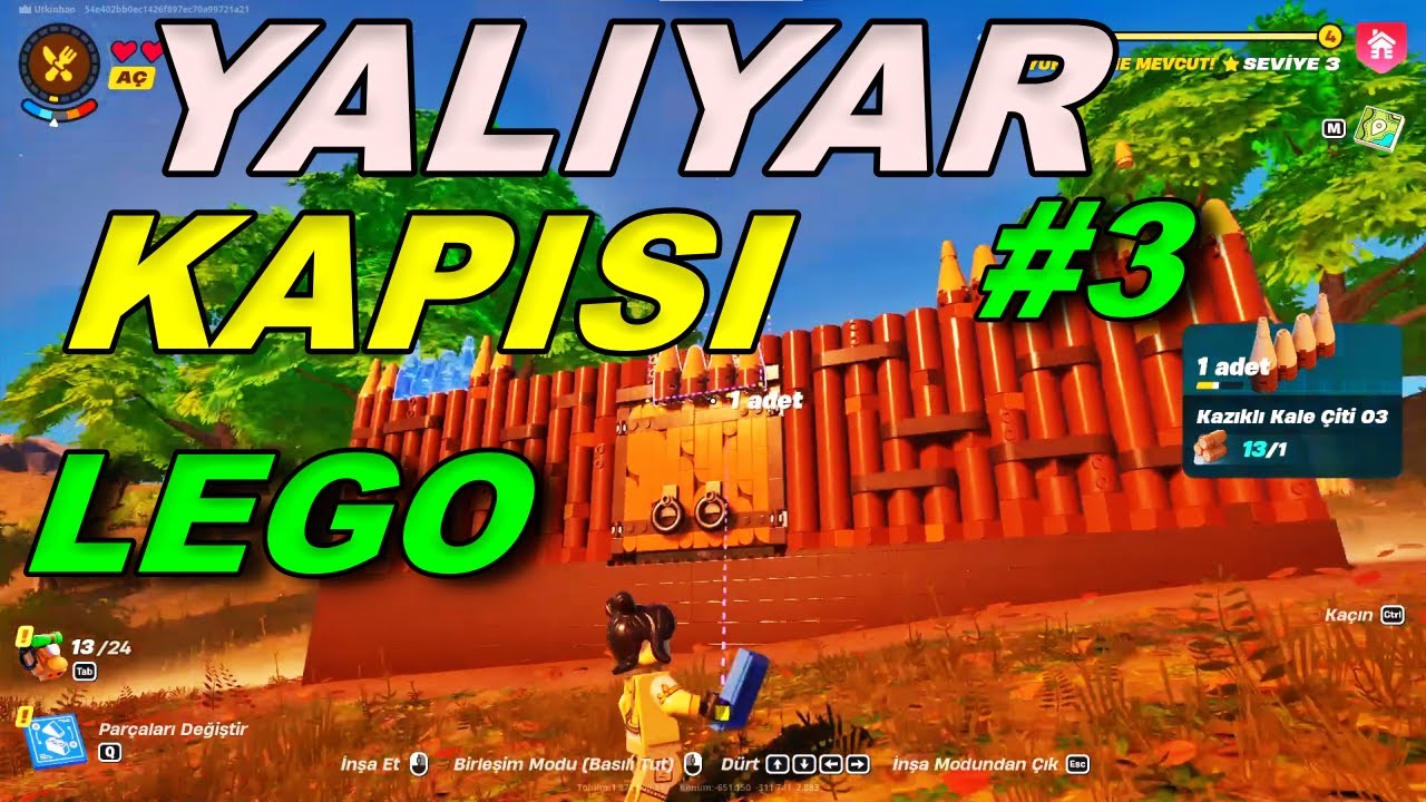 MİNECRAFT'TAN DAHA GÜZEL OYUN BÖLÜM #3 // FORTNİTELEGO #fortnitelego