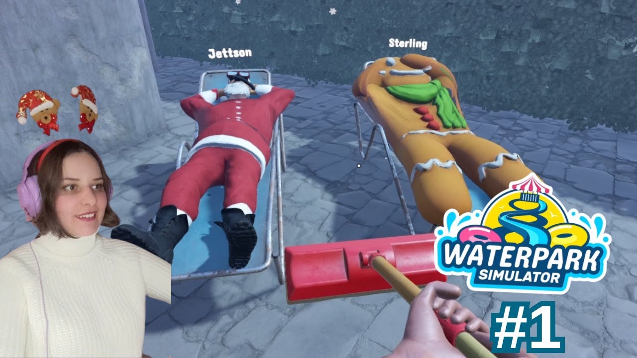 АКВАПАРК В ЯКОМУ ЛАМАЮТЬ НОГИ: Waterpark Simulator #1