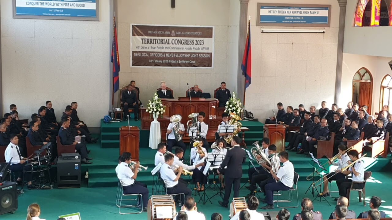 Bethlehem Corps Band -  at Bethlehem Corps General Visit Programme 3/2/2023