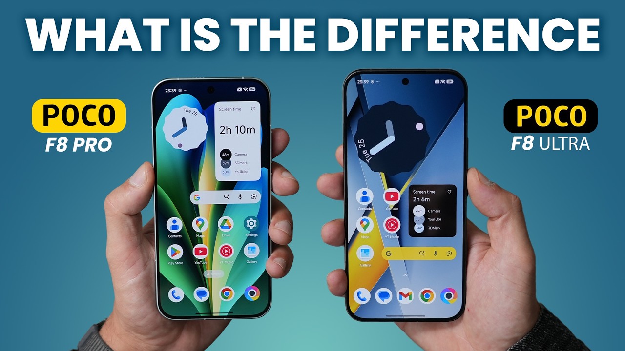 Poco F8 PRO против Poco F8 Ultra — разница не в том, что вы думаете!