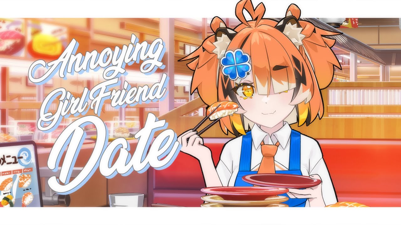【ANNOYING GFE】"Totally-Not-a-Date" Date with Sigma Twin 🍀🐯