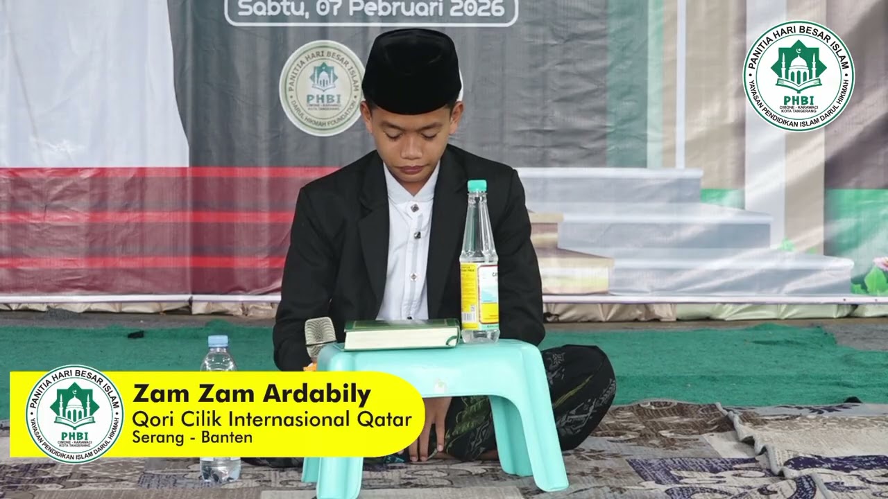 Zam Zam Ardabily_Qori CIlik Internasional Tampil di Darul Hikmah Cimone Tangerang
