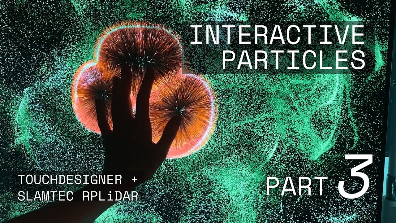 Interactive Particles with Slamtec LiDAR | TouchDesigner Tutorial (Part 3)