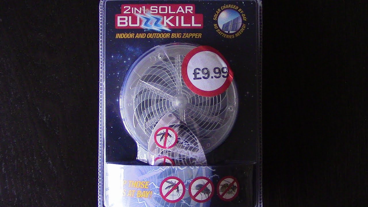 Buzzkill solar insect killer Bug Killer REVIEW Part 1