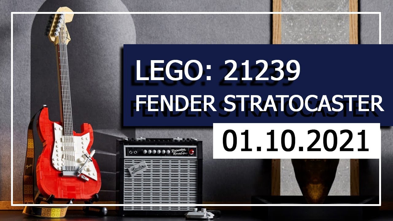 Новый набор LEGO IDEAS 21329. Электрогитара FENDER STRATOCASTER.