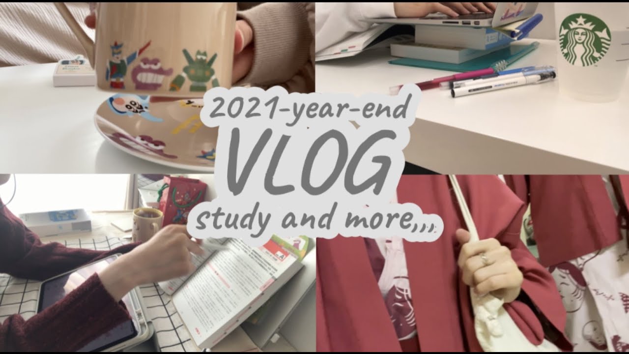 【VLOG】年末も勉強してた社会人【クレしんグッズ/FP2級/WEBデザイン/温泉とか】