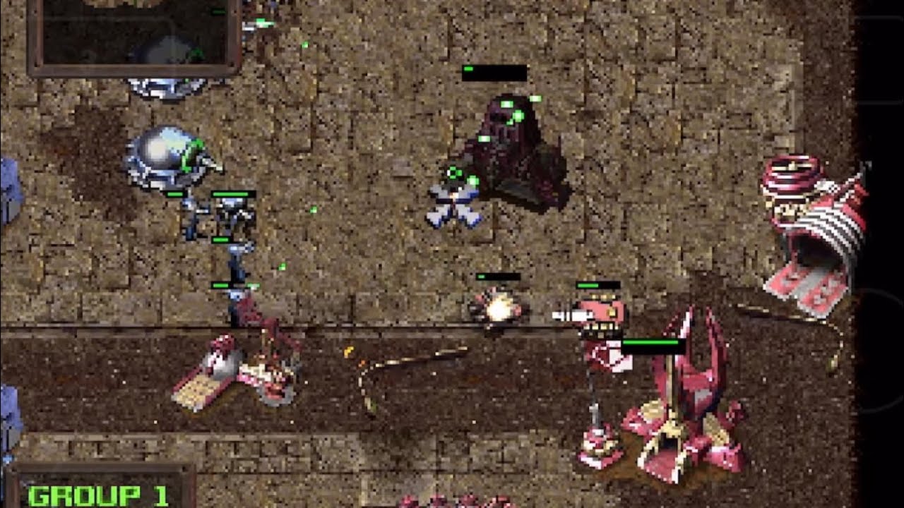 KKND KrossFire - Chiến thuật xây nhà lấn qua nhà đối thủ - 1 vs 2 CPU hard - Game PS1