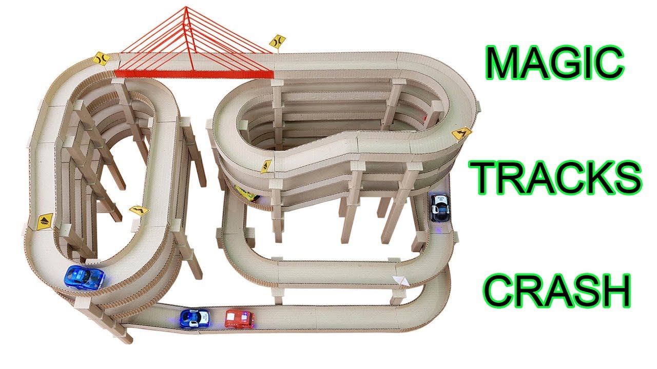 Pista de Carreras, Cómo Hacer Magic Tracks Crash Para Carritos eléctricos