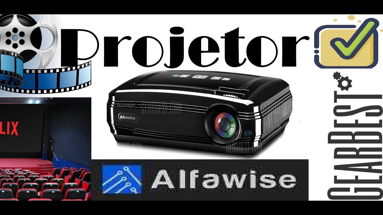 Projetor Alfawise X3200 - VALE A PENA trocar sua TV por ele ?