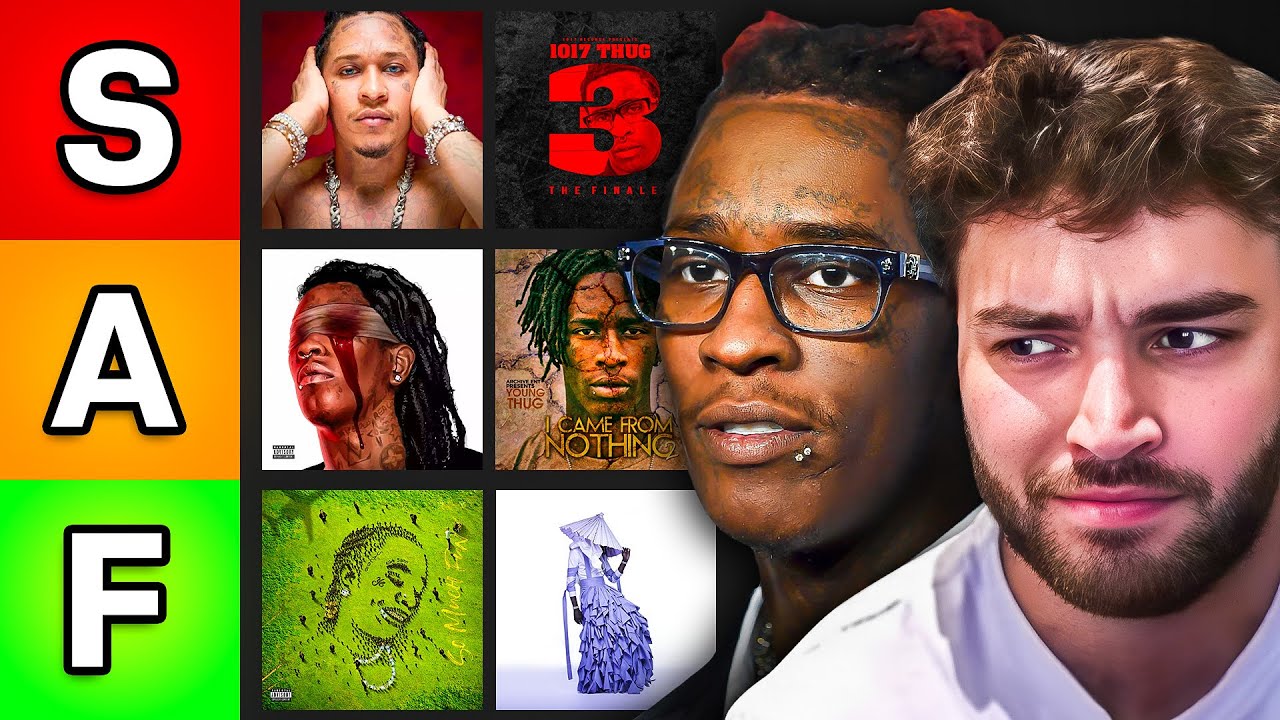 Young Thug составляет рейтинг своих собственных альбомов!