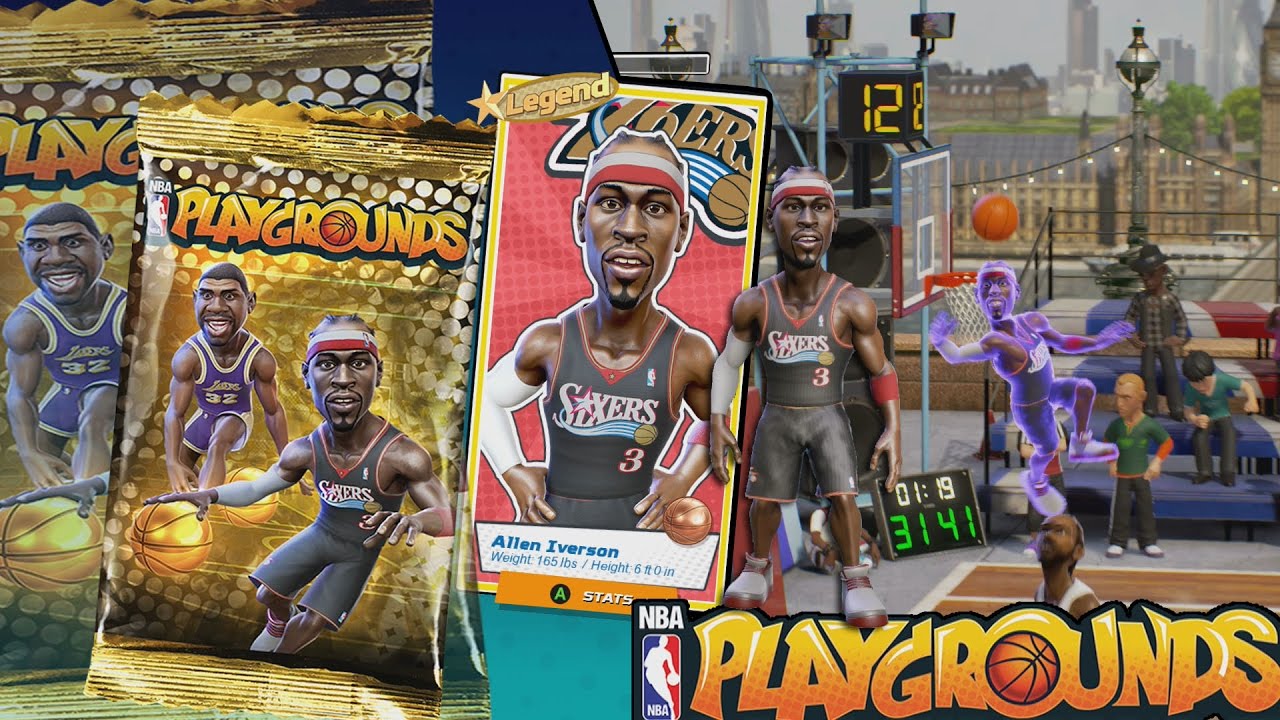 NBA Playgrounds - PULLED MY 1ST LEGEND!! EPIC BATTLE vs JuiceMan