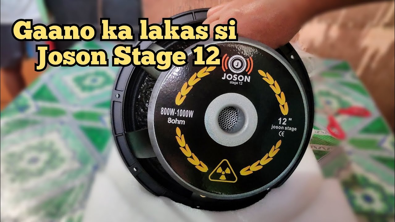 Joson Stage 12 Speaker, Testing