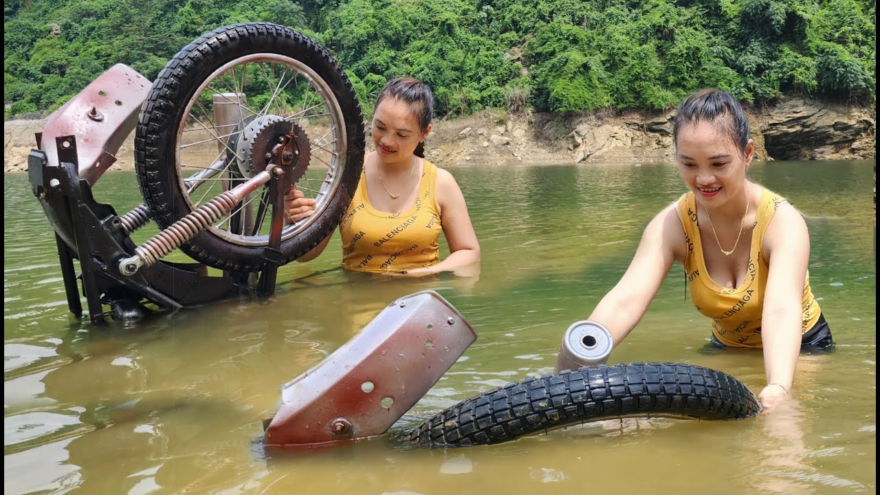 TIMELAPSE: Genius girl repairs, restores and turns motorbikes into off-road racing cars