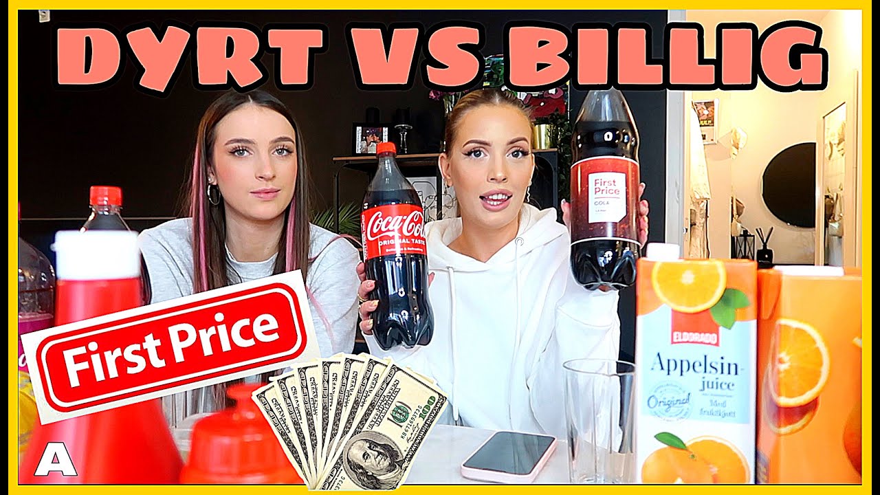 Dyrt VS Billig Med Oda Rikheim - Klarer vi smake forskjell?