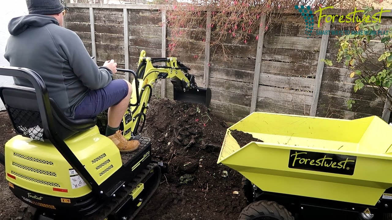 Forestwest BM710 Mini Excavator in Action