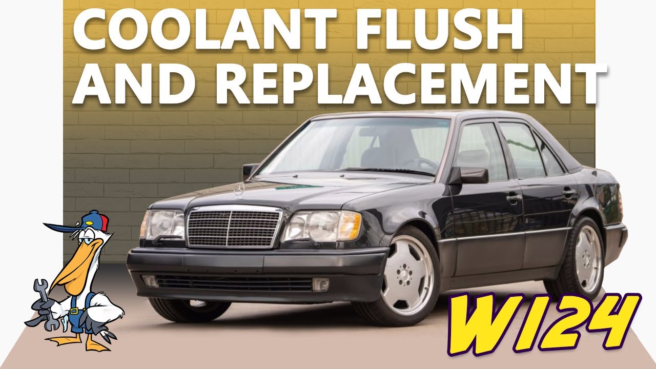 Промывка и замена охлаждающей жидкости Mercedes-Benz W124 E-Class