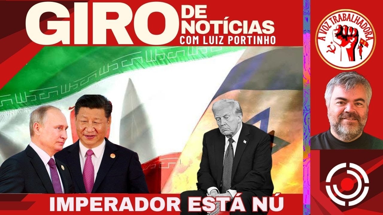 IRÃ CONFIRMA APOIO DE RÚSSIA E CHINA contra EUA e israel - Giro de Notícias com Luiz Portinho