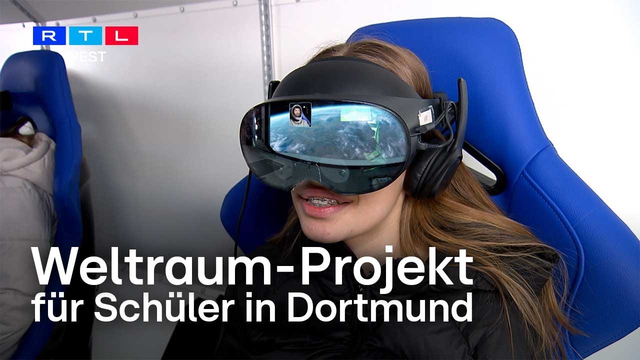 Weltall statt Klassenzimmer - „Spacebuzz One“-Projekt erklärt Schülern den Weltraum | RTL WEST