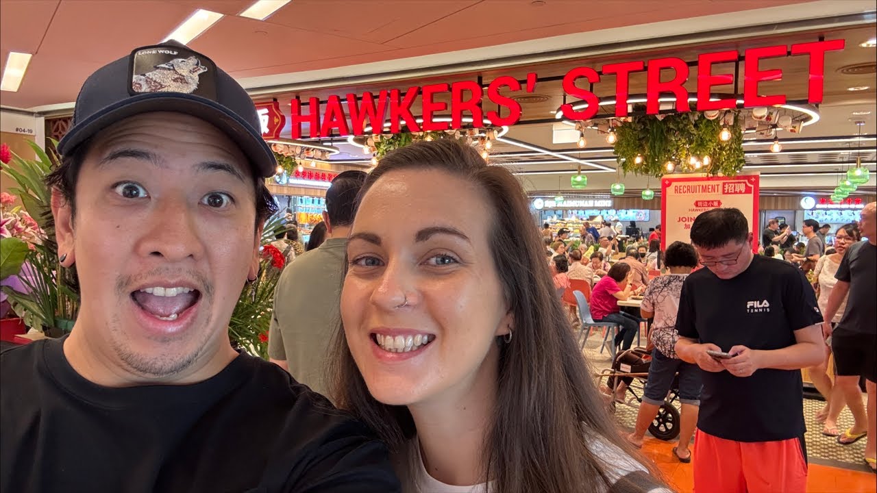 BRAND NEW hawkers’ street, Clementi! // Singapore’s indoor hawker centre!