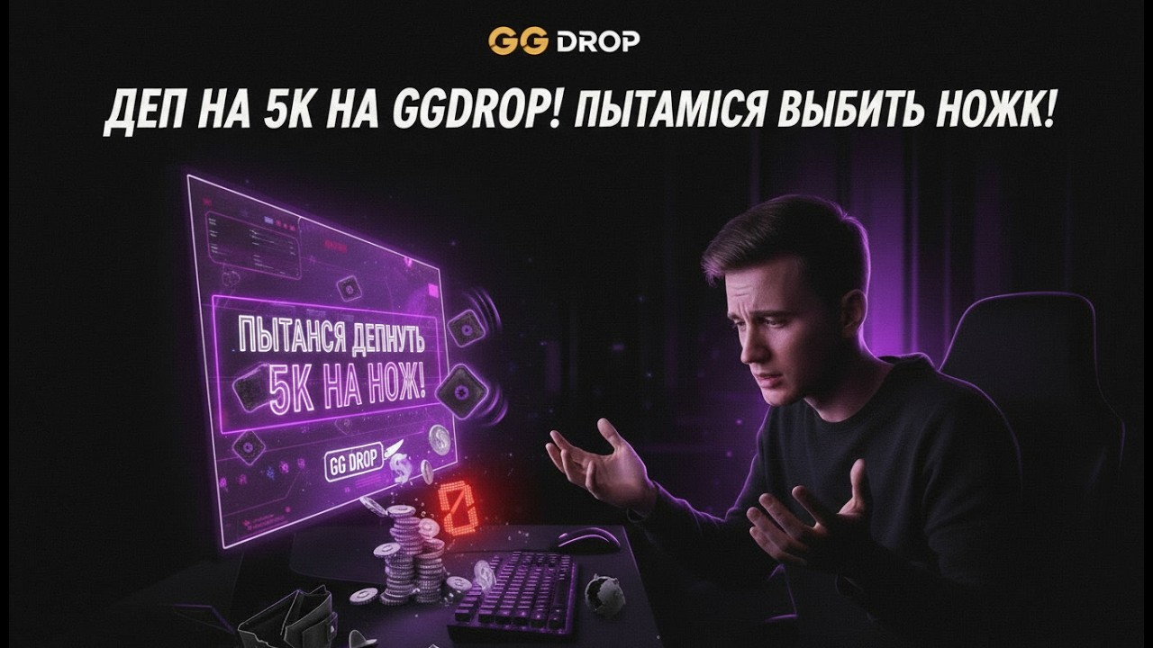 ДЕП НА 5К НА GGDROP!ПЫТАЕМСЯ ВЫБИТЬ НОЖИК!