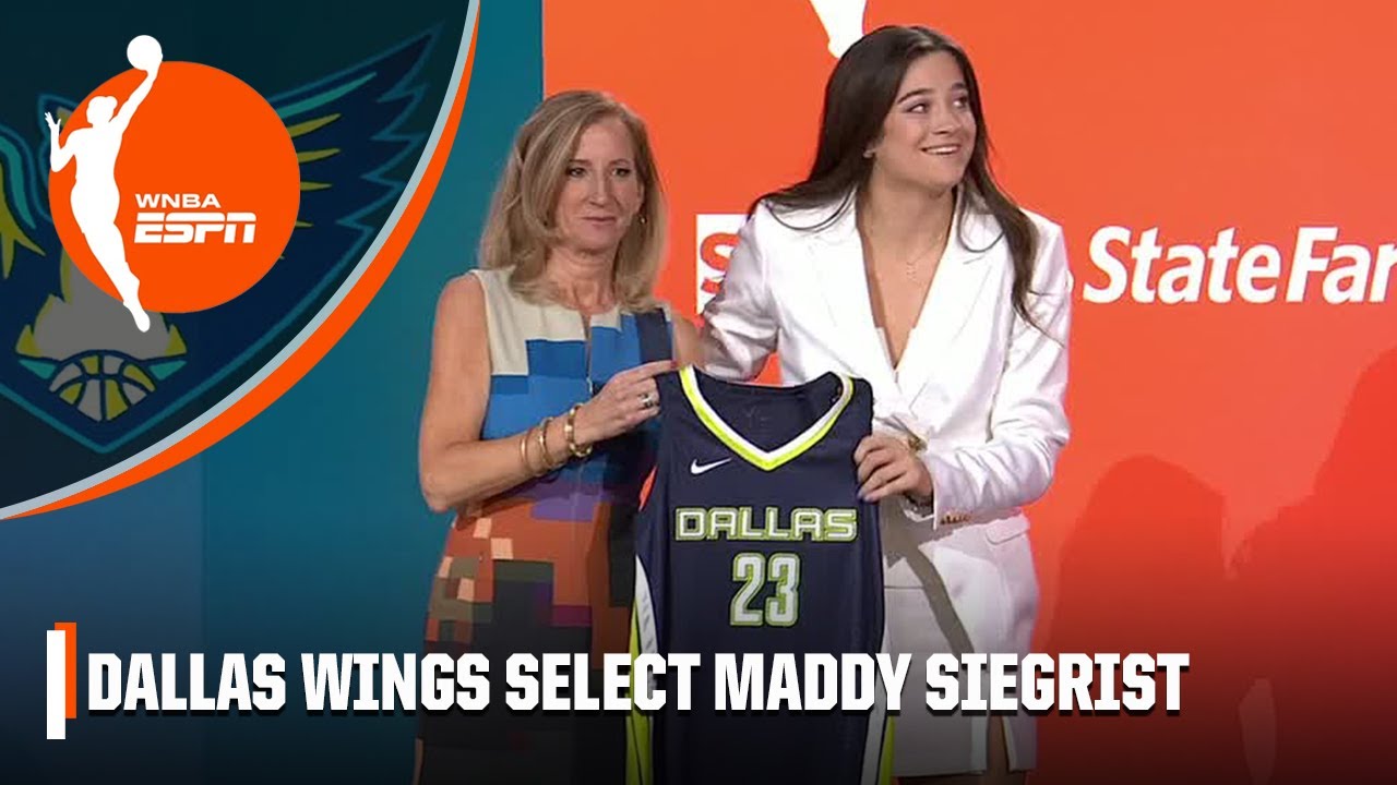 Dallas Wings select Maddy Siegrist with the No. 3 pick in the WNBA Draft | WNBA on ESPN