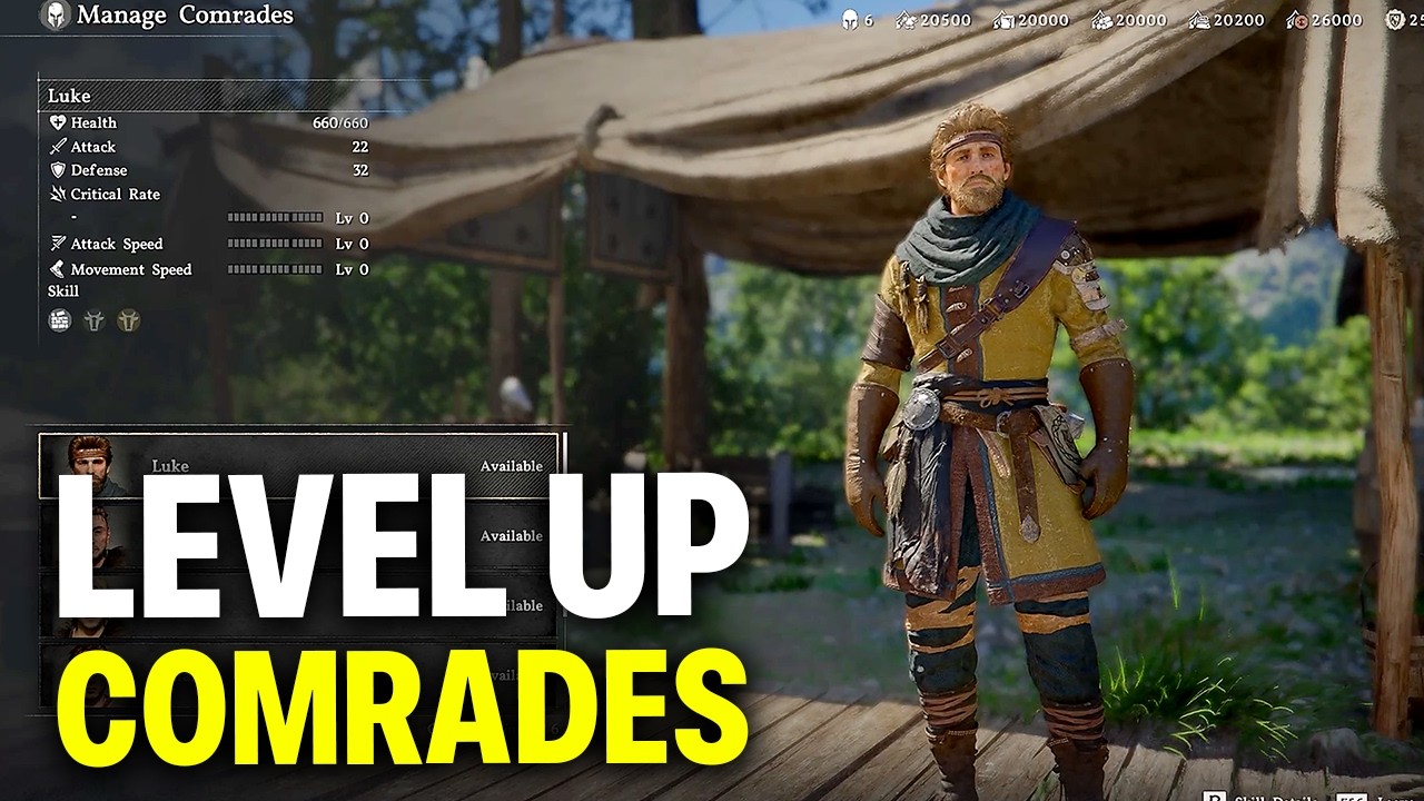 How To Level Up Comrades In Crimson Desert | Learn New Skills