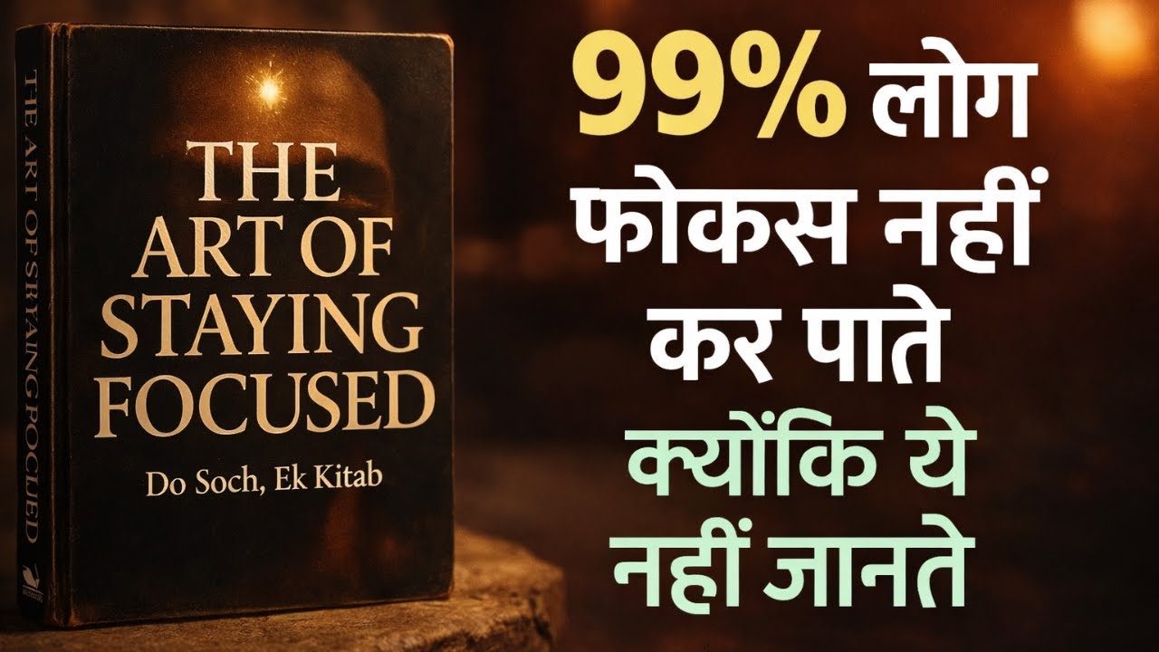 Focus की सच्चाई जो Motivation Gurus नहीं बताते | Audiobook Summary #hindibooks #audiobook