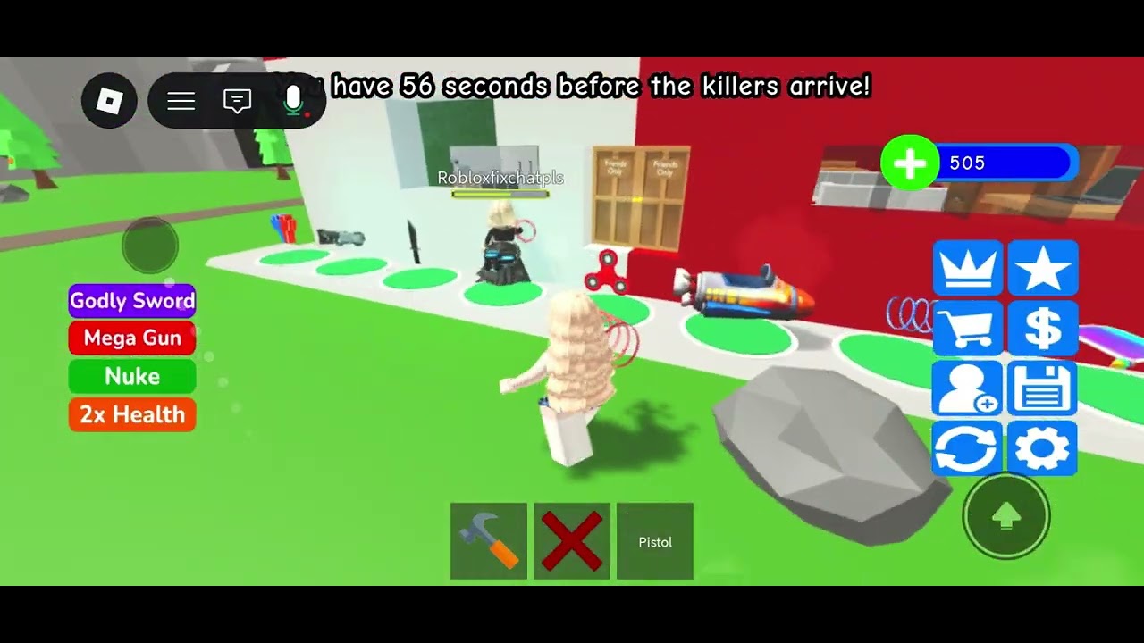 We played Build to Survive Roblox!