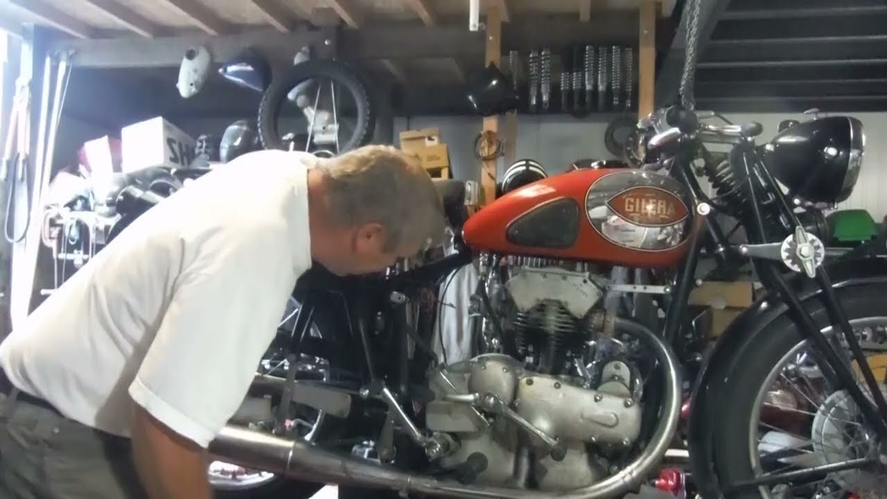 Gilera 250 Nettuno 1947 has lost valve and magneto timing - now retimed but will it start?