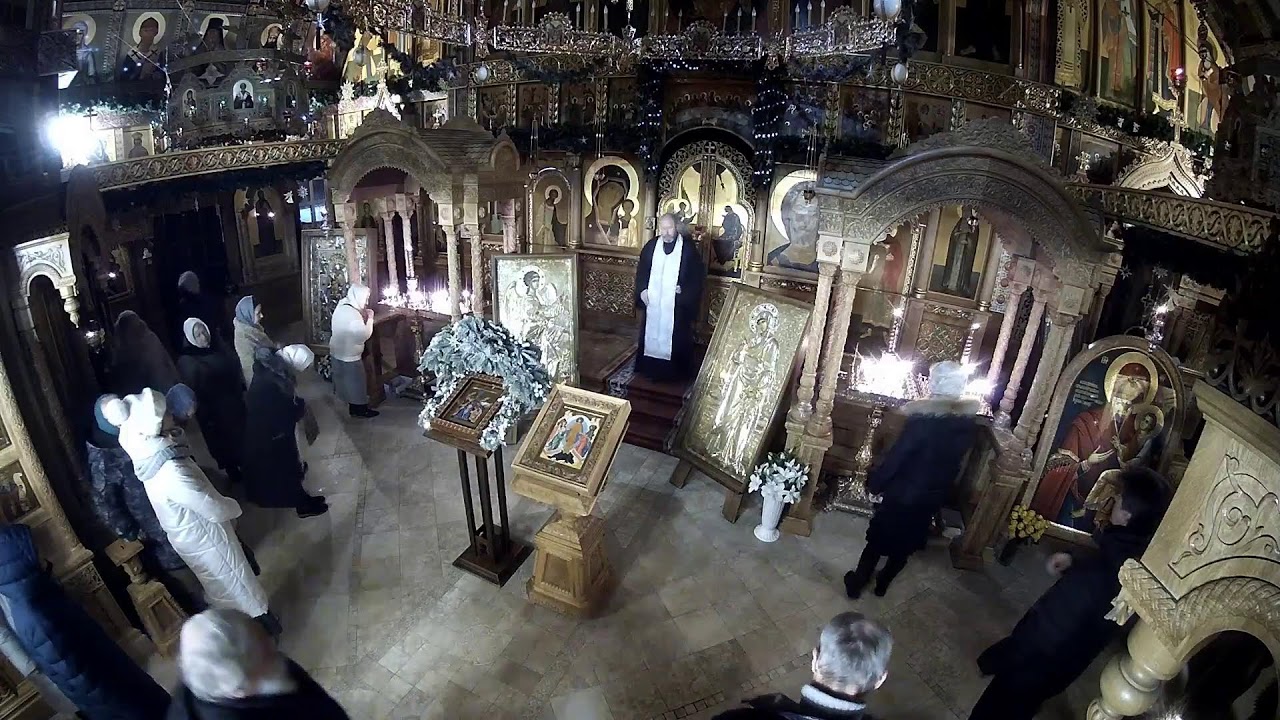 Служба 17 января Вечернее богослужение