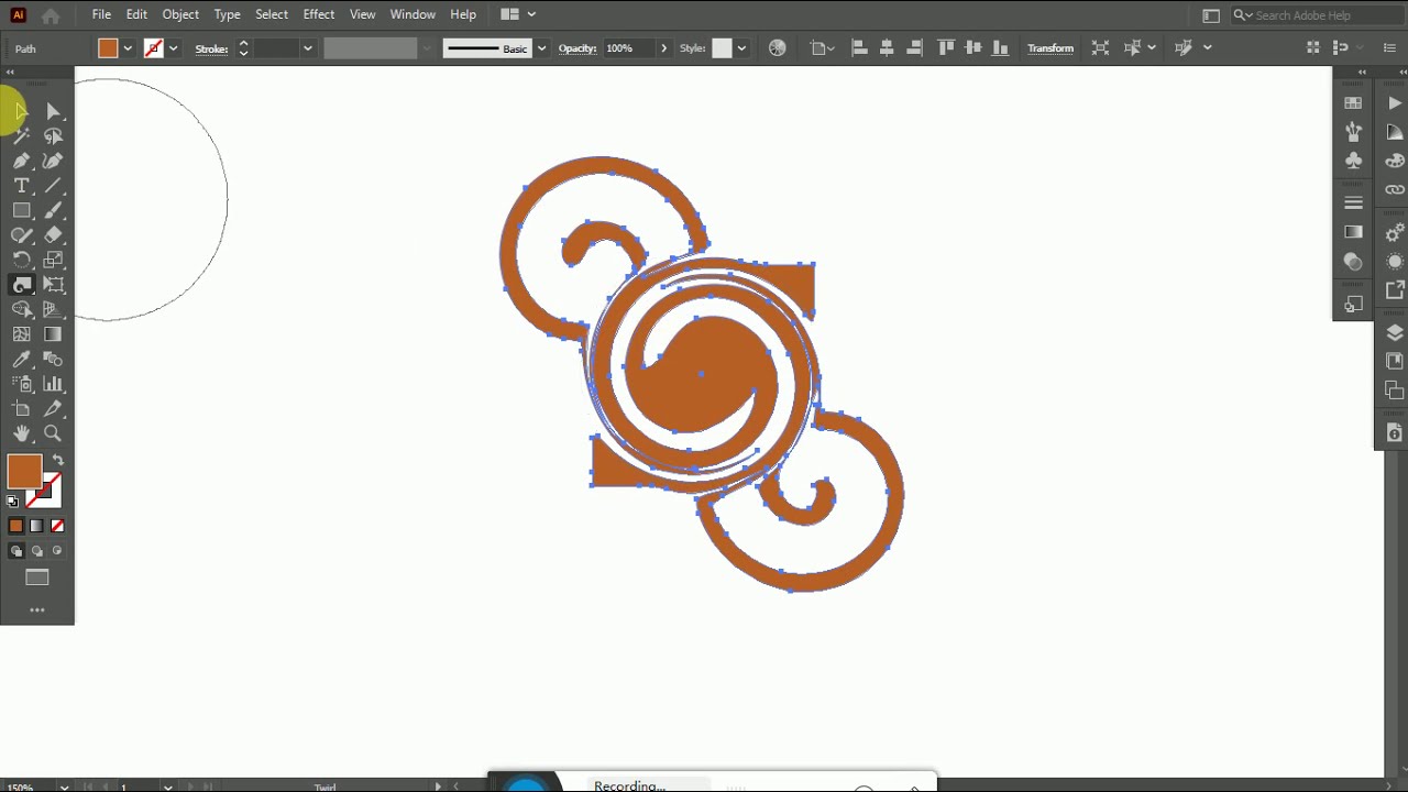 Twirl Tool Illustrator Graphics Techs