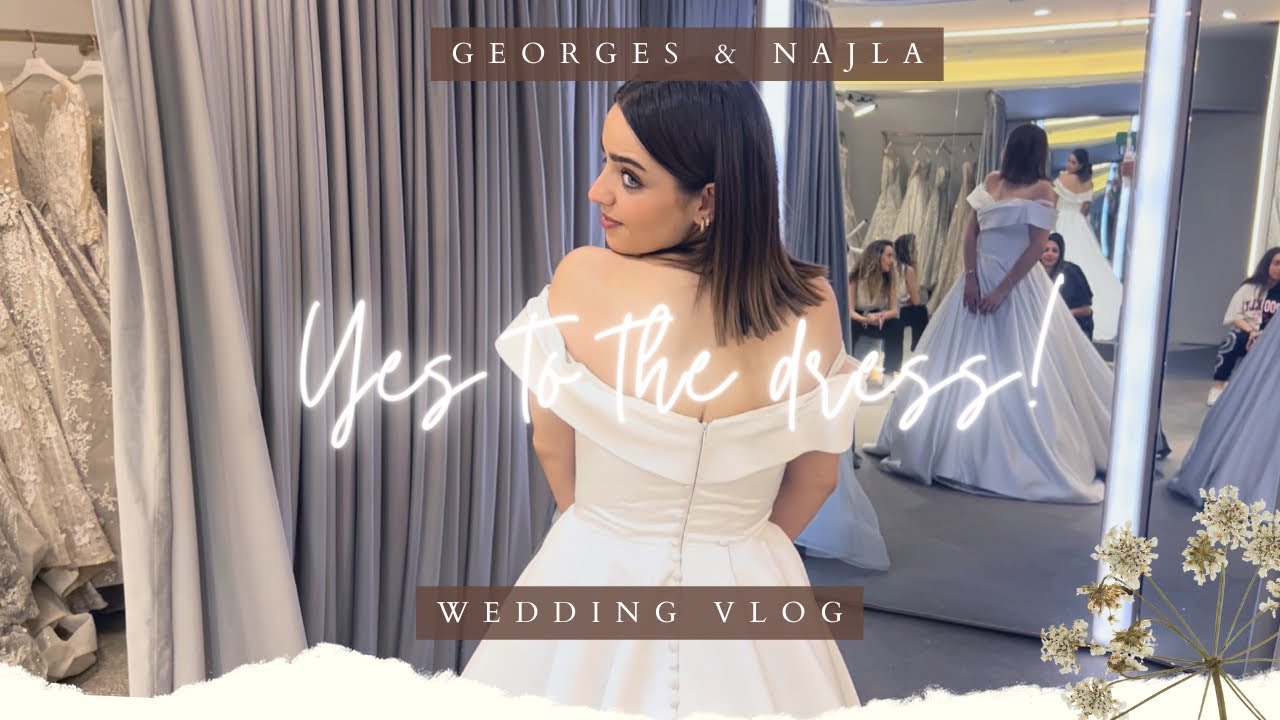 اخترت فستان عرسي🤍 Yes to the dress!