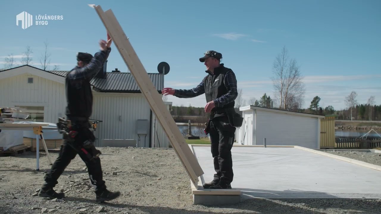 Steg 2 - Montera väggblock