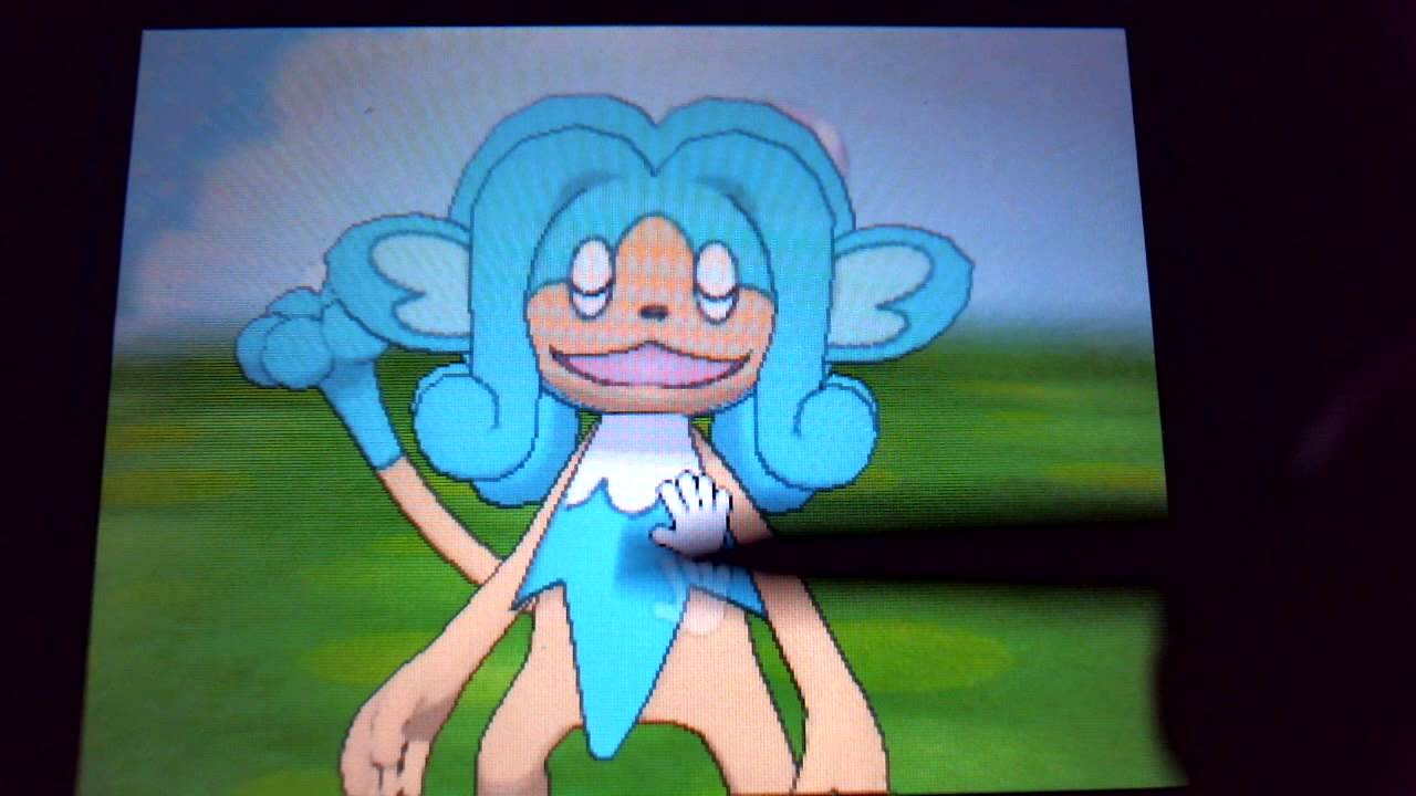 Petting Simipour Pokemon YX Amie
