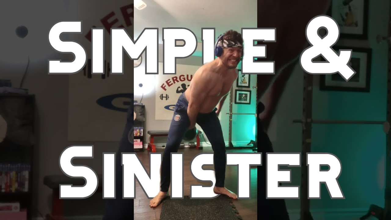 "Simple & Sinister" kettlebell workout, follow-along (full length) 